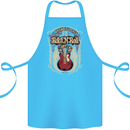 I Know It’s Only Rock ’n’ Roll Music Guitar Cotton Apron 100% Organic Turquoise