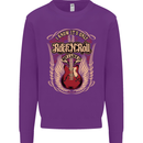 I Know It’s Only Rock ’n’ Roll Music Guitar Kids Sweatshirt Jumper Purple