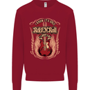 I Know It’s Only Rock ’n’ Roll Music Guitar Kids Sweatshirt Jumper Red