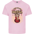 I Know It’s Only Rock ’n’ Roll Music Guitar Kids T-Shirt Childrens Light Pink