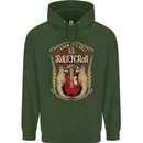 I Know It’s Only Rock ’n’ Roll Music Guitar Mens 80% Cotton Hoodie Forest Green