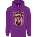 I Know It’s Only Rock ’n’ Roll Music Guitar Mens 80% Cotton Hoodie Purple