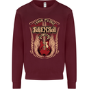 I Know It’s Only Rock ’n’ Roll Music Guitar Mens Sweatshirt Jumper Maroon