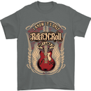 I Know It’s Only Rock ’n’ Roll Music Guitar Mens T-Shirt Cotton Gildan Charcoal