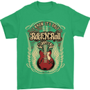 I Know It’s Only Rock ’n’ Roll Music Guitar Mens T-Shirt Cotton Gildan Irish Green