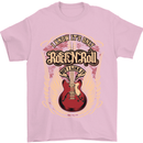 I Know It’s Only Rock ’n’ Roll Music Guitar Mens T-Shirt Cotton Gildan Light Pink