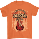 I Know It’s Only Rock ’n’ Roll Music Guitar Mens T-Shirt Cotton Gildan Orange