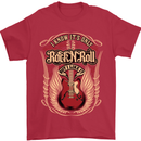 I Know It’s Only Rock ’n’ Roll Music Guitar Mens T-Shirt Cotton Gildan Red