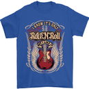 I Know It’s Only Rock ’n’ Roll Music Guitar Mens T-Shirt Cotton Gildan Royal Blue