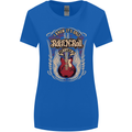 I Know It’s Only Rock ’n’ Roll Music Guitar Womens Wider Cut T-Shirt Royal Blue