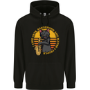 I Like Cats, Saxophones & Maybe 3 People Childrens Kids Hoodie Black