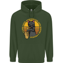 I Like Cats, Saxophones & Maybe 3 People Childrens Kids Hoodie Forest Green