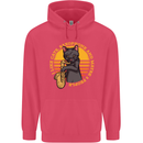 I Like Cats, Saxophones & Maybe 3 People Childrens Kids Hoodie Heliconia