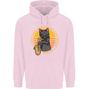 I Like Cats, Saxophones & Maybe 3 People Childrens Kids Hoodie Light Pink