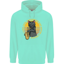 I Like Cats, Saxophones & Maybe 3 People Childrens Kids Hoodie Peppermint