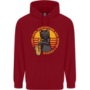 I Like Cats, Saxophones & Maybe 3 People Childrens Kids Hoodie Red