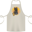 I Like Cats, Saxophones & Maybe 3 People Cotton Apron 100% Organic Natural