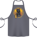 I Like Cats, Saxophones & Maybe 3 People Cotton Apron 100% Organic Steel