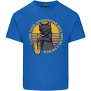 I Like Cats, Saxophones & Maybe 3 People Kids T-Shirt Childrens Royal Blue