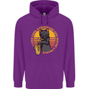 I Like Cats, Saxophones & Maybe 3 People Mens 80% Cotton Hoodie Purple