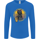 I Like Cats, Saxophones & Maybe 3 People Mens Long Sleeve T-Shirt Royal Blue
