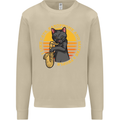 I Like Cats, Saxophones & Maybe 3 People Mens Sweatshirt Jumper Sand