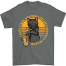I Like Cats, Saxophones & Maybe 3 People Mens T-Shirt Cotton Gildan Charcoal