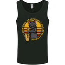 I Like Cats, Saxophones & Maybe 3 People Mens Vest Tank Top Black