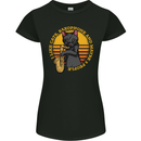 I Like Cats, Saxophones & Maybe 3 People Womens Petite Cut T-Shirt Black