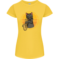 I Like Cats, Saxophones & Maybe 3 People Womens Petite Cut T-Shirt Yellow