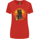 I Like Cats, Saxophones & Maybe 3 People Womens Wider Cut T-Shirt Red