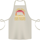 I Like Cows & 3 People Funny Sarcastic Slogan Cotton Apron 100% Organic Natural
