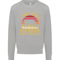 I Like Cows & 3 People Funny Sarcastic Slogan Kids Sweatshirt Jumper Sports Grey