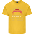 I Like Cows & 3 People Funny Sarcastic Slogan Kids T-Shirt Childrens Yellow