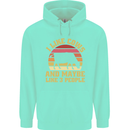 I Like Cows & 3 People Funny Sarcastic Slogan Mens 80% Cotton Hoodie Peppermint