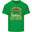 I Like Cows & 3 People Funny Sarcastic Slogan Mens Cotton T-Shirt Tee Top Irish Green