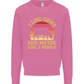 I Like Cows & 3 People Funny Sarcastic Slogan Mens Sweatshirt Jumper Azalea