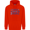 I Like Dogs and Maybe Three People Childrens Kids Hoodie Bright Red