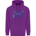 I Like Dogs and Maybe Three People Childrens Kids Hoodie Purple