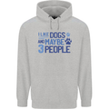 I Like Dogs and Maybe Three People Childrens Kids Hoodie Sports Grey