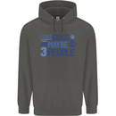 I Like Dogs and Maybe Three People Childrens Kids Hoodie Storm Grey