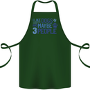 I Like Dogs and Maybe Three People Cotton Apron 100% Organic Forest Green