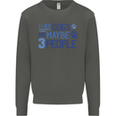 I Like Dogs and Maybe Three People Kids Sweatshirt Jumper Storm Grey