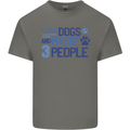 I Like Dogs and Maybe Three People Kids T-Shirt Childrens Charcoal