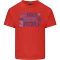 I Like Dogs and Maybe Three People Kids T-Shirt Childrens Red