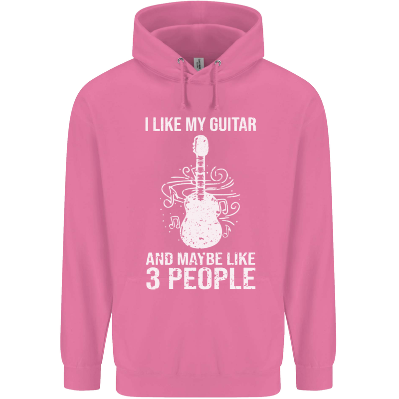 I Like My Guitar and 3 People Rock n Roll Childrens Kids Hoodie Azalea