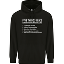 I Like as Much as Riding My Bike Cycling Childrens Kids Hoodie Black