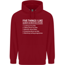 I Like as Much as Riding My Bike Cycling Childrens Kids Hoodie Red