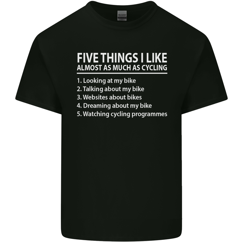 I Like as Much as Riding My Bike Cycling Kids T-Shirt Childrens Black
