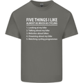 I Like as Much as Riding My Bike Cycling Kids T-Shirt Childrens Charcoal
